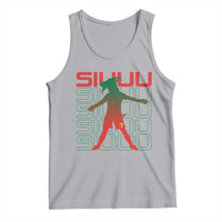 Funny Siuuuu Tank Top Iconic Goal Shout Soccer Lover Gift