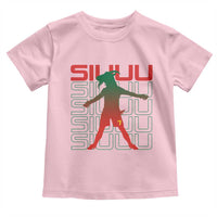 Funny Siuuuu Toddler T Shirt Iconic Goal Shout Soccer Lover Gift