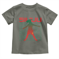Funny Siuuuu Toddler T Shirt Iconic Goal Shout Soccer Lover Gift