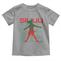 Funny Siuuuu Toddler T Shirt Iconic Goal Shout Soccer Lover Gift