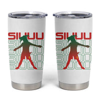 Funny Siuuuu Tumbler Cup Iconic Goal Shout Soccer Lover Gift