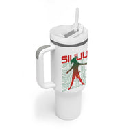 Funny Siuuuu Tumbler With Handle Iconic Goal Shout Soccer Lover Gift