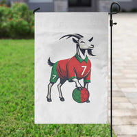 Number Seven Soccer GOAT Siuuuu Celebration Garden Flag