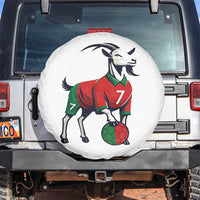Number Seven Soccer GOAT Siuuuu Celebration Spare Tire Cover