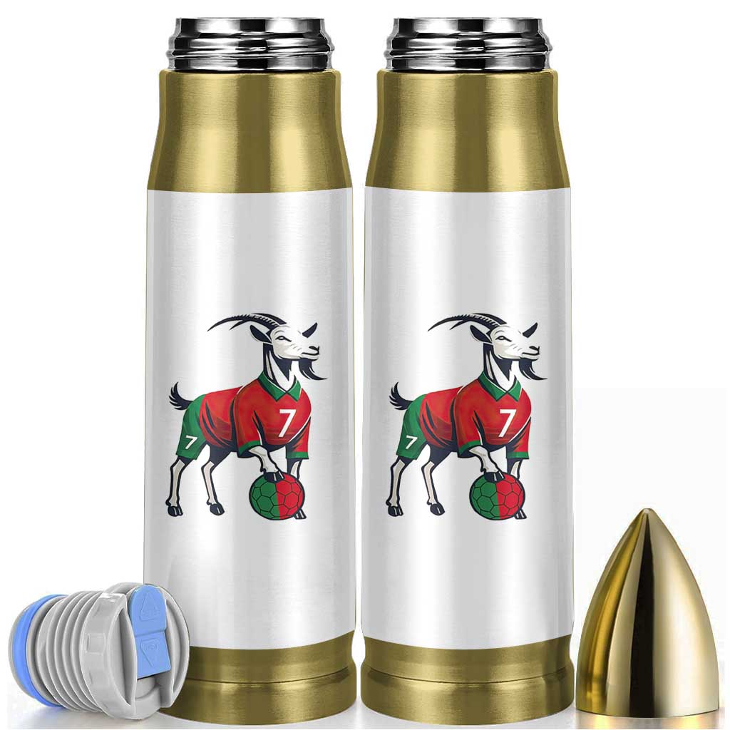 Number Seven Soccer GOAT Siuuuu Celebration Bullet Tumbler