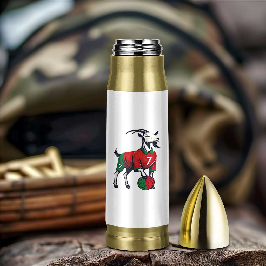 Number Seven Soccer GOAT Siuuuu Celebration Bullet Tumbler