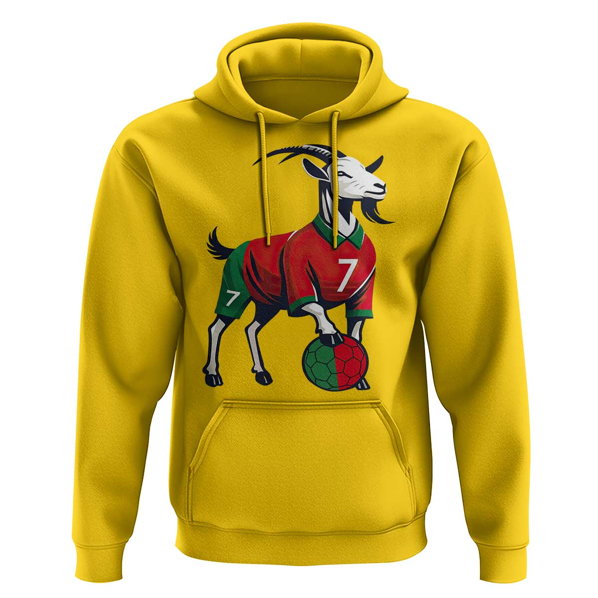 Number Seven Soccer GOAT Siuuuu Celebration Hoodie
