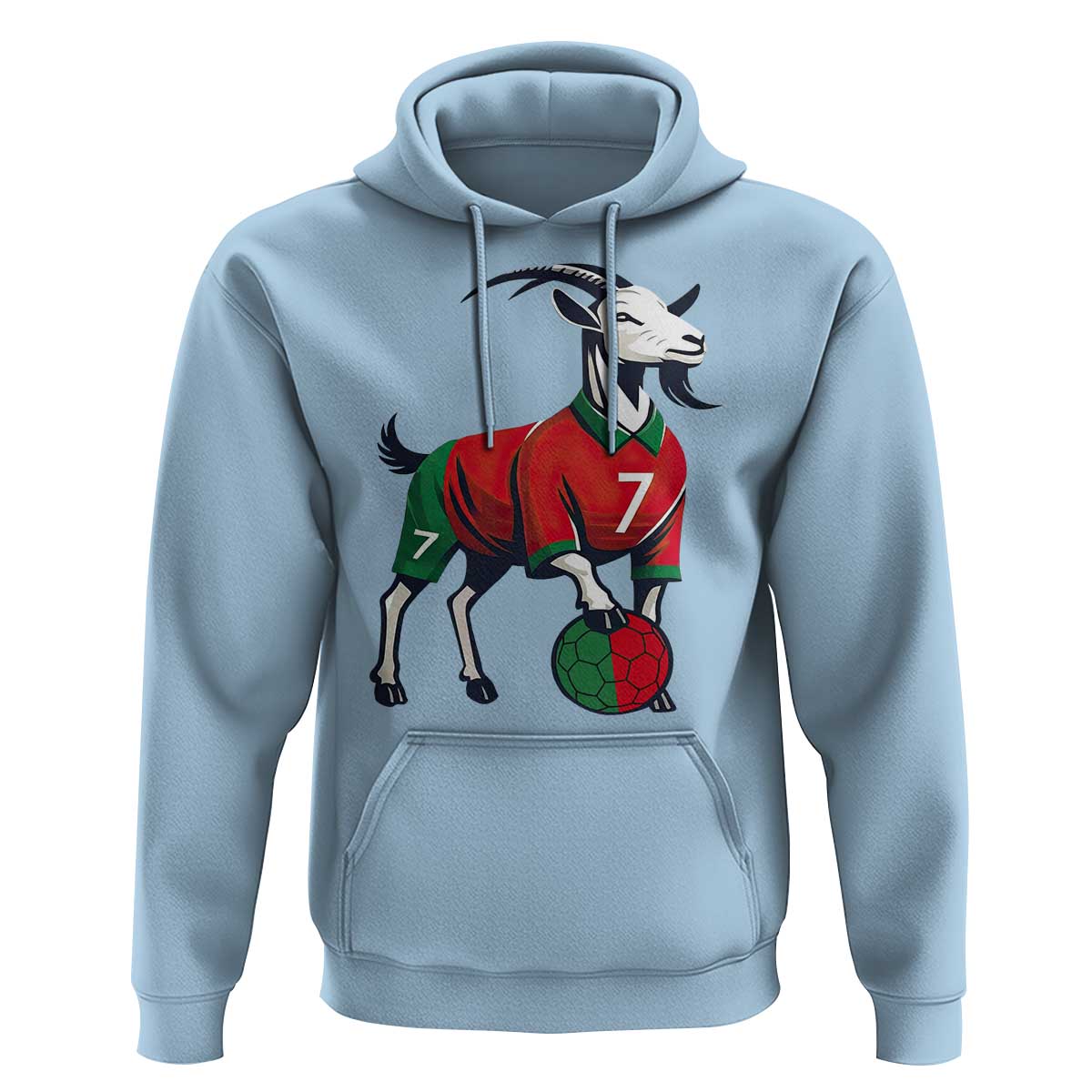Number Seven Soccer GOAT Siuuuu Celebration Hoodie