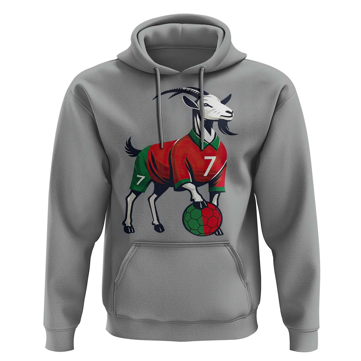 Number Seven Soccer GOAT Siuuuu Celebration Hoodie