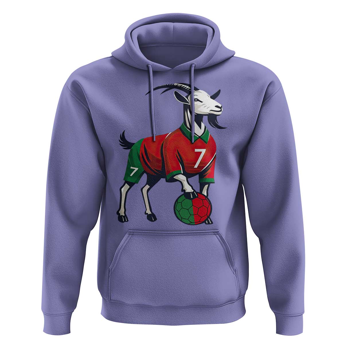 Number Seven Soccer GOAT Siuuuu Celebration Hoodie