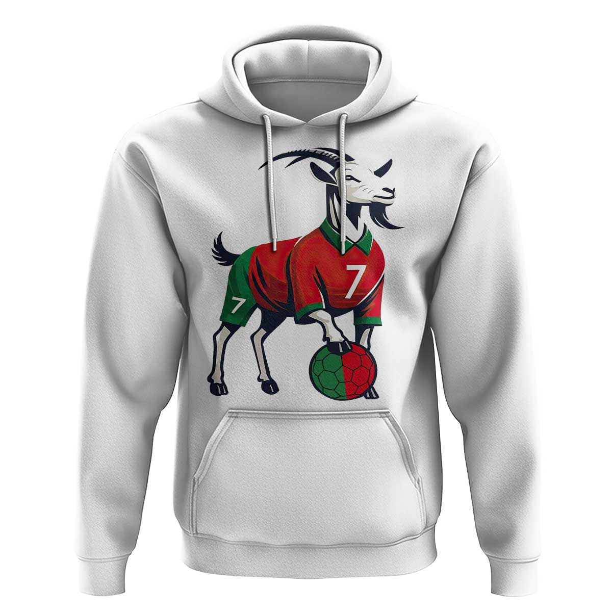Number Seven Soccer GOAT Siuuuu Celebration Hoodie