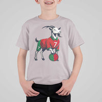 Number Seven Soccer GOAT Siuuuu Celebration T Shirt For Kid