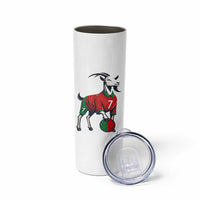 Number Seven Soccer GOAT Siuuuu Celebration Skinny Tumbler