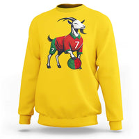Number Seven Soccer GOAT Siuuuu Celebration Sweatshirt