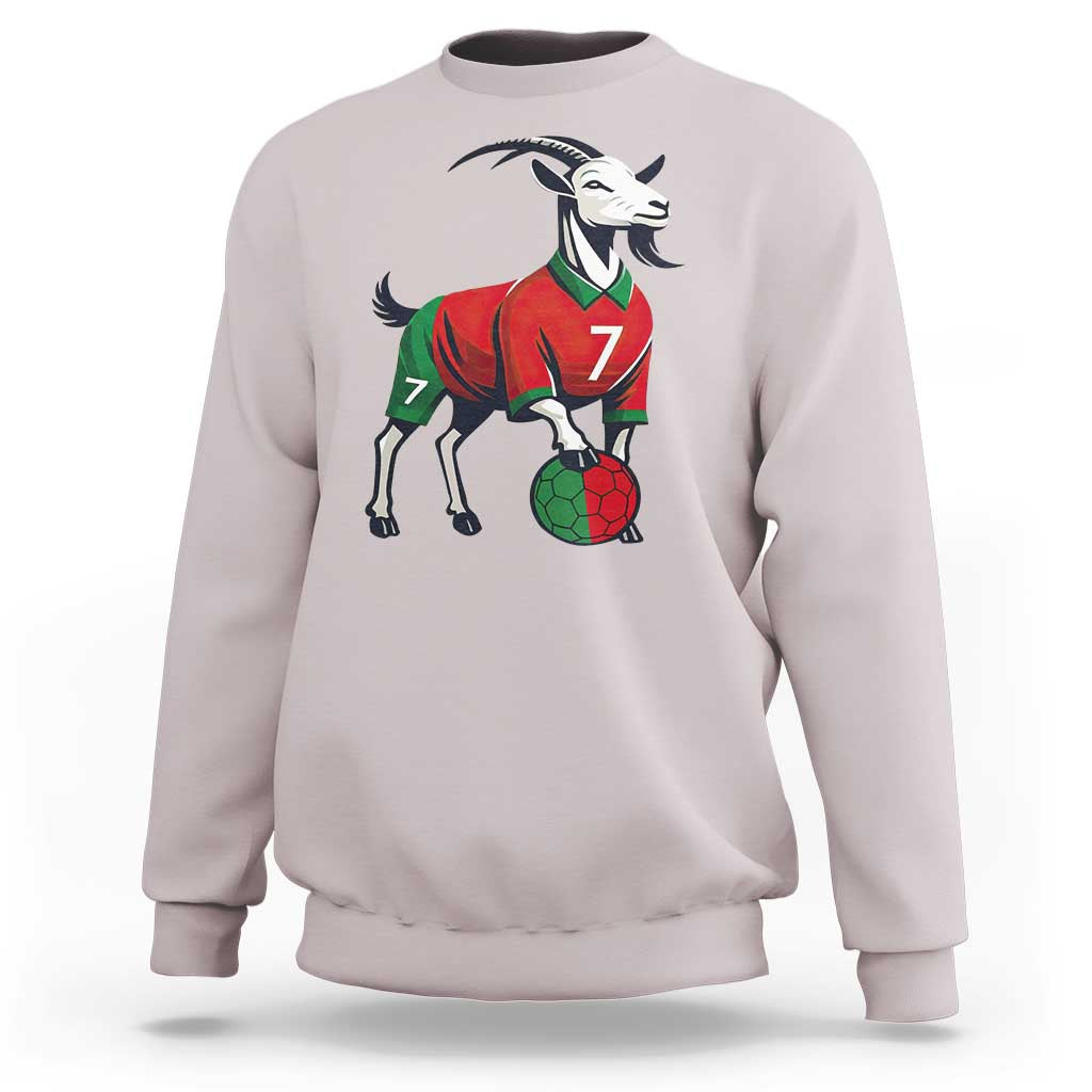 Number Seven Soccer GOAT Siuuuu Celebration Sweatshirt