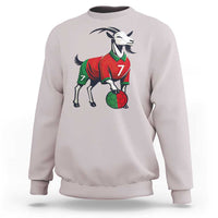 Number Seven Soccer GOAT Siuuuu Celebration Sweatshirt