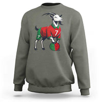 Number Seven Soccer GOAT Siuuuu Celebration Sweatshirt