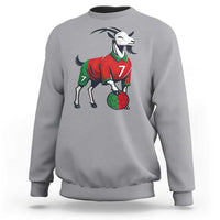 Number Seven Soccer GOAT Siuuuu Celebration Sweatshirt