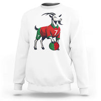 Number Seven Soccer GOAT Siuuuu Celebration Sweatshirt