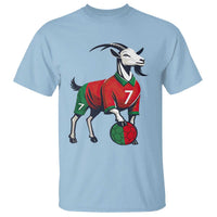Number Seven Soccer GOAT Siuuuu Celebration T Shirt