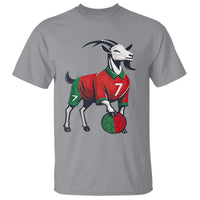 Number Seven Soccer GOAT Siuuuu Celebration T Shirt