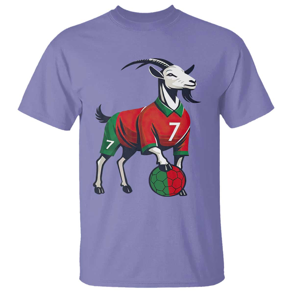 Number Seven Soccer GOAT Siuuuu Celebration T Shirt