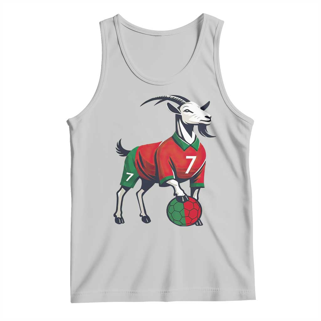 Number Seven Soccer GOAT Siuuuu Celebration Tank Top