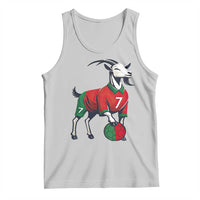 Number Seven Soccer GOAT Siuuuu Celebration Tank Top