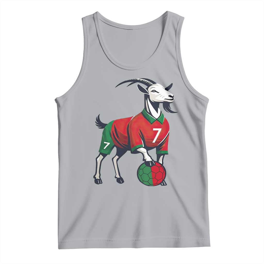Number Seven Soccer GOAT Siuuuu Celebration Tank Top