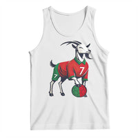 Number Seven Soccer GOAT Siuuuu Celebration Tank Top