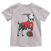 Number Seven Soccer GOAT Siuuuu Celebration Toddler T Shirt