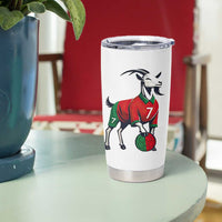 Number Seven Soccer GOAT Siuuuu Celebration Tumbler Cup