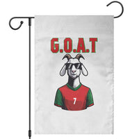 Siuuuu Goat Soccer Celebration Garden Flag Gift For Fans