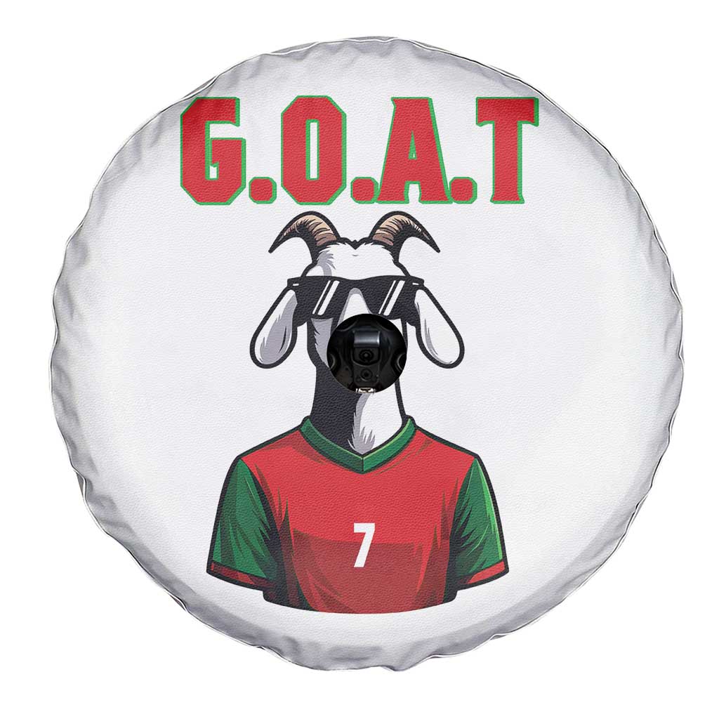 Siuuuu Goat Soccer Celebration Spare Tire Cover Gift For Fans