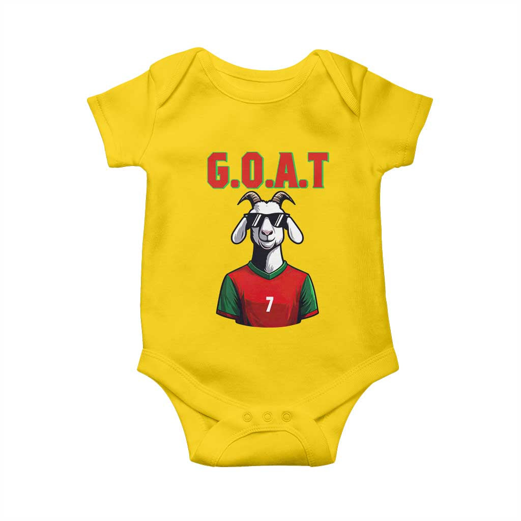 Siuuuu Goat Soccer Celebration Baby Onesie Gift For Fans
