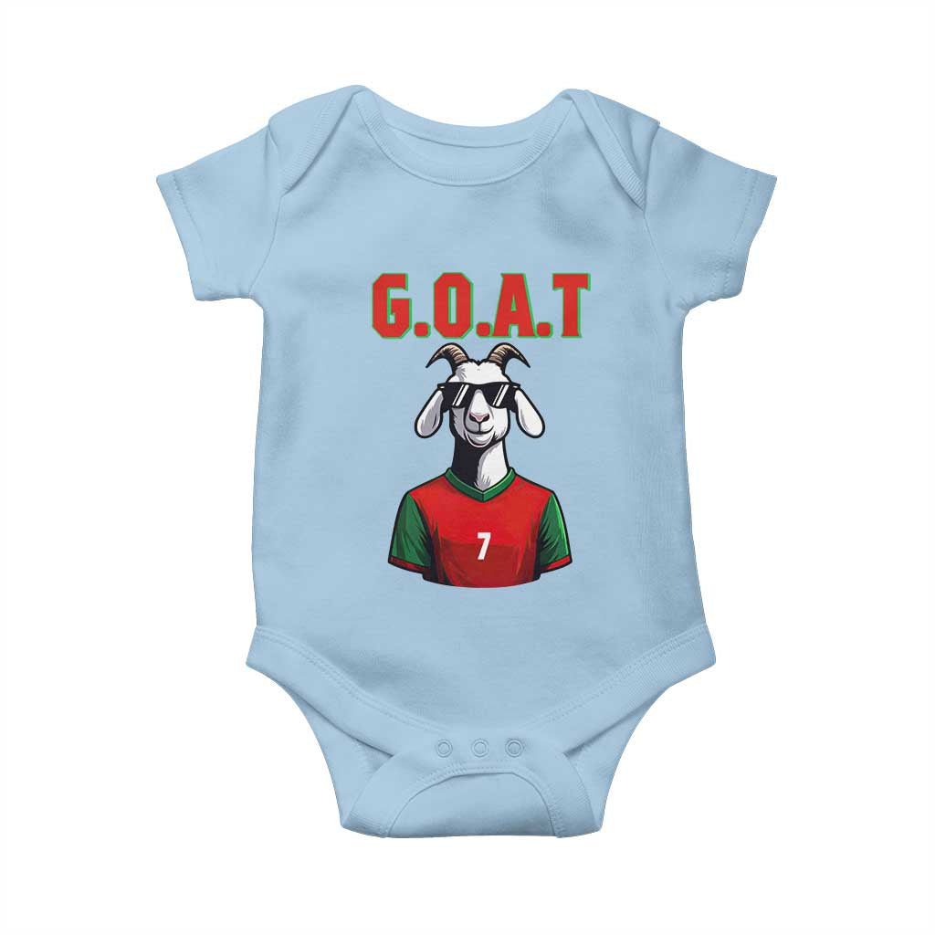 Siuuuu Goat Soccer Celebration Baby Onesie Gift For Fans