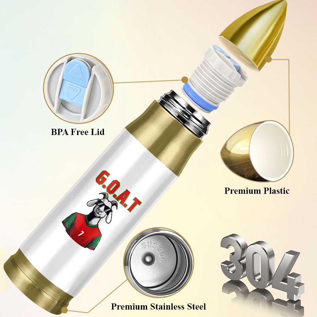 Siuuuu Goat Soccer Celebration Bullet Tumbler Gift For Fans