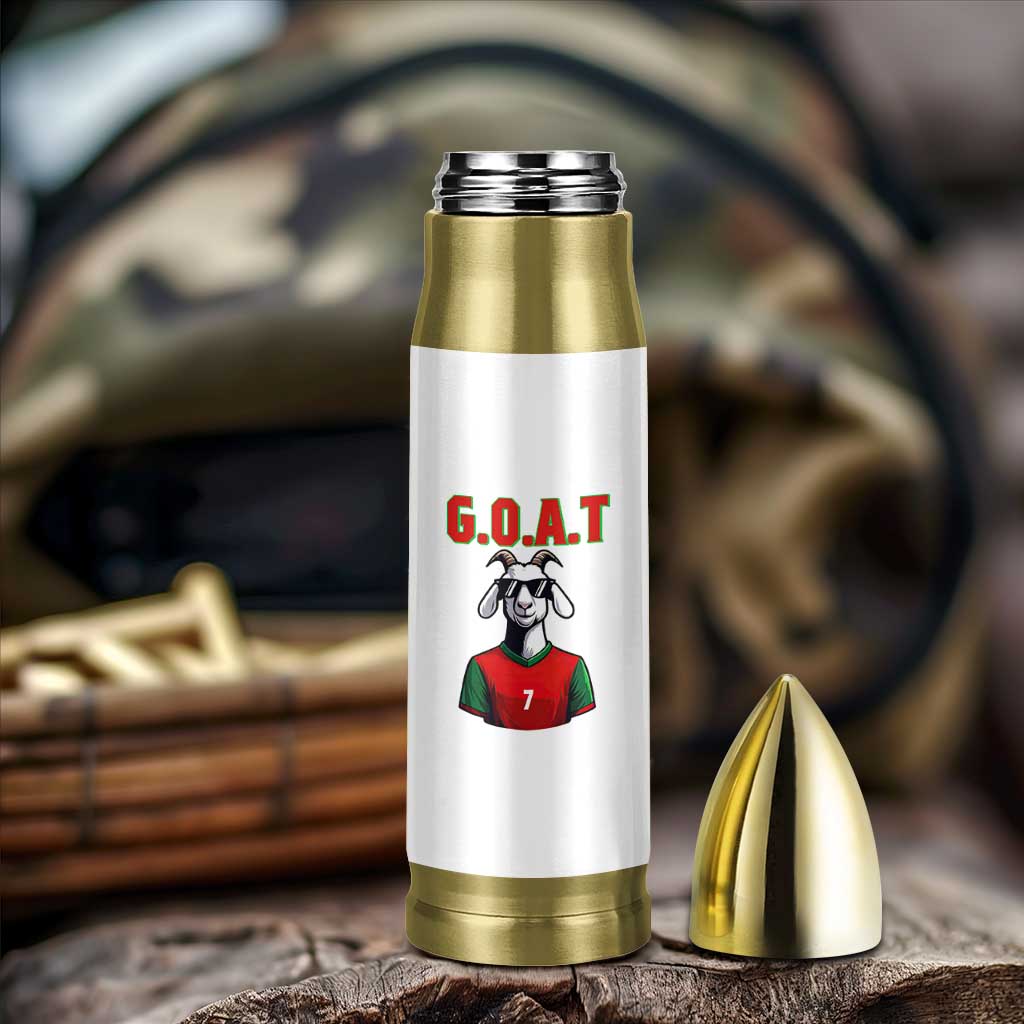 Siuuuu Goat Soccer Celebration Bullet Tumbler Gift For Fans