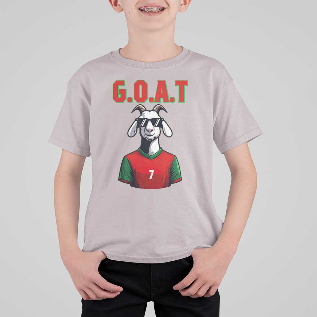 Siuuuu Goat Soccer Celebration T Shirt For Kid Gift For Fans