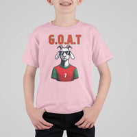 Siuuuu Goat Soccer Celebration T Shirt For Kid Gift For Fans