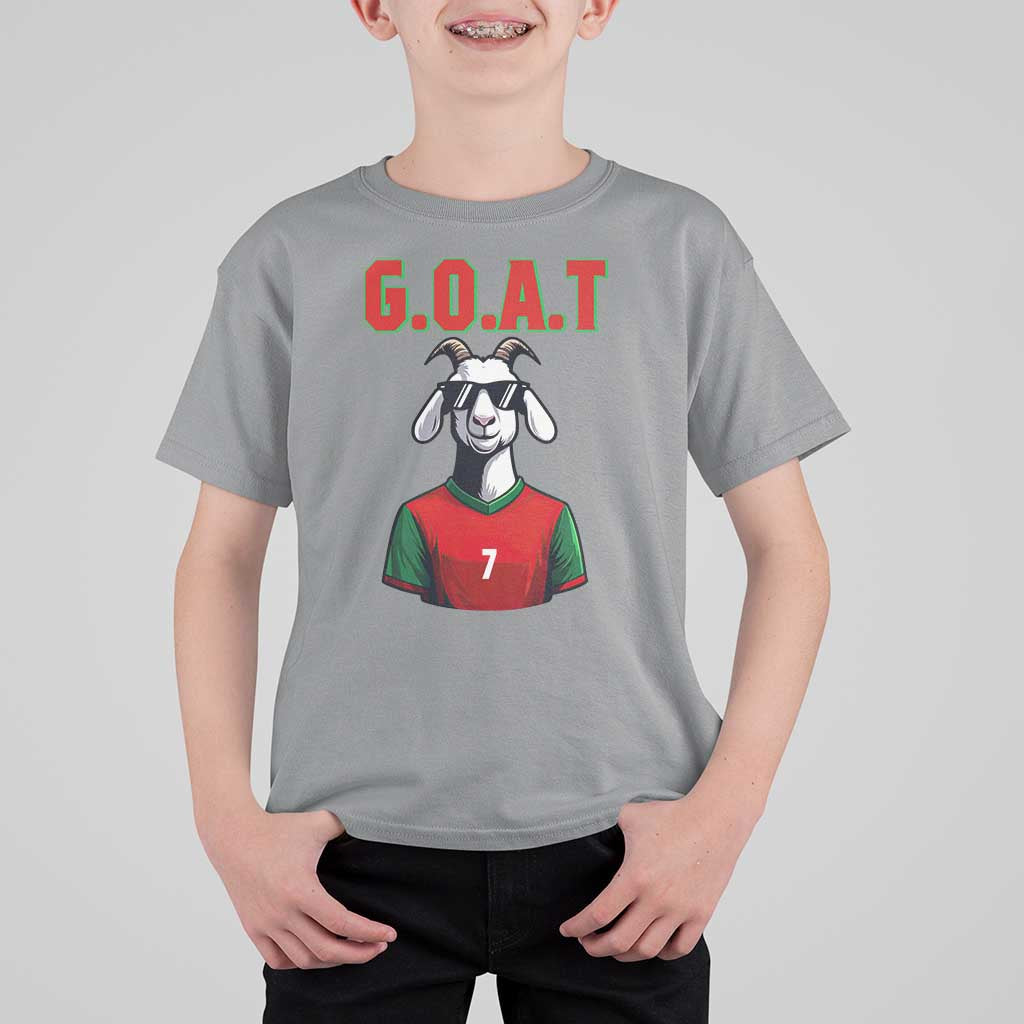 Siuuuu Goat Soccer Celebration T Shirt For Kid Gift For Fans