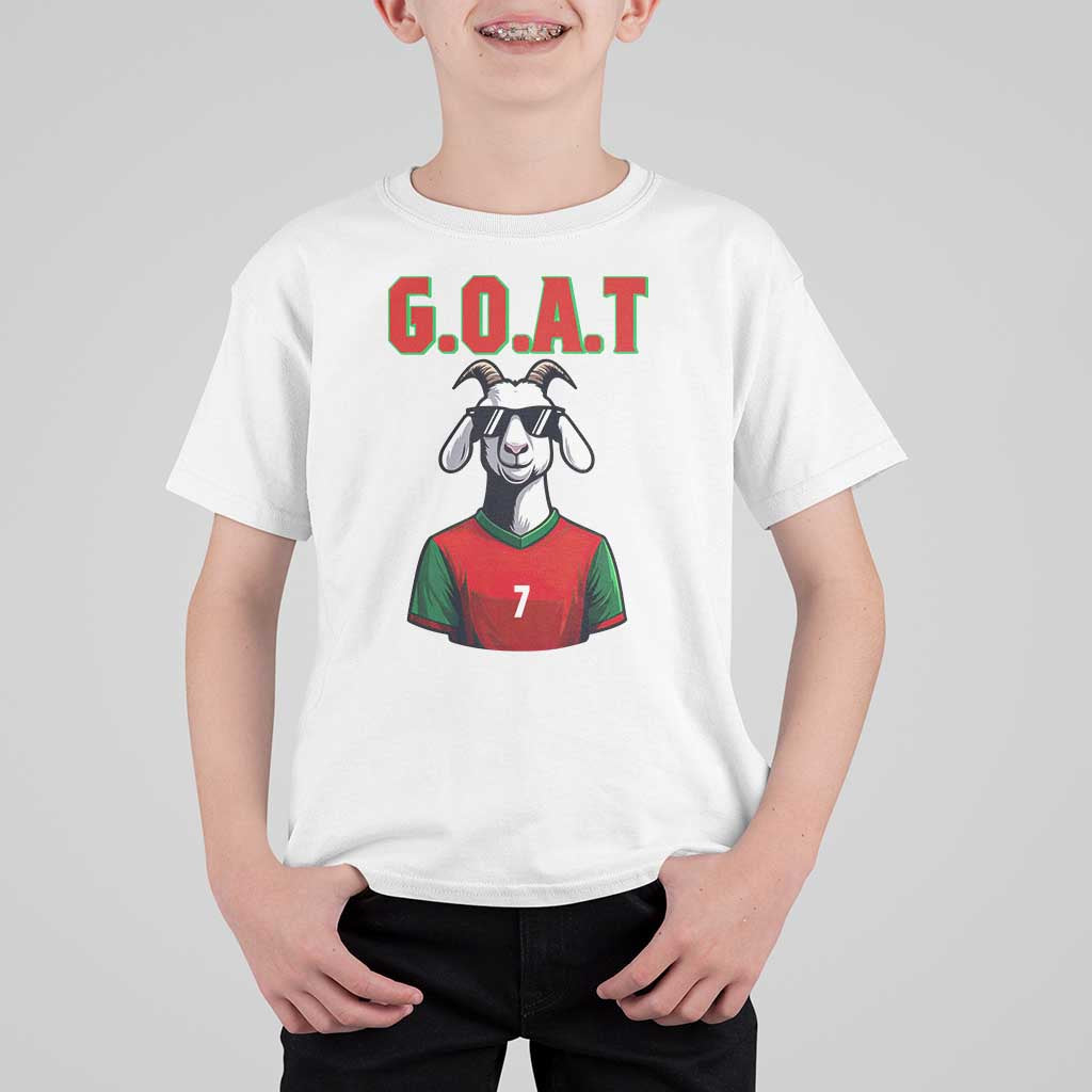 Siuuuu Goat Soccer Celebration T Shirt For Kid Gift For Fans