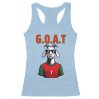 Siuuuu Goat Soccer Celebration Racerback Tank Top Gift For Fans