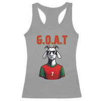 Siuuuu Goat Soccer Celebration Racerback Tank Top Gift For Fans