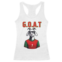 Siuuuu Goat Soccer Celebration Racerback Tank Top Gift For Fans