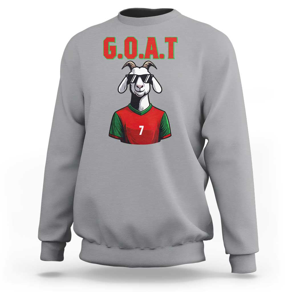 Siuuuu Goat Soccer Celebration Sweatshirt Gift For Fans