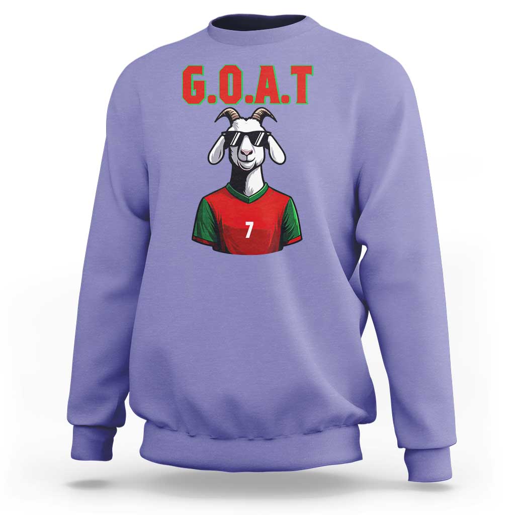 Siuuuu Goat Soccer Celebration Sweatshirt Gift For Fans