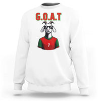 Siuuuu Goat Soccer Celebration Sweatshirt Gift For Fans