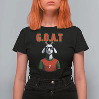 Siuuuu Goat Soccer Celebration T Shirt For Women Gift For Fans