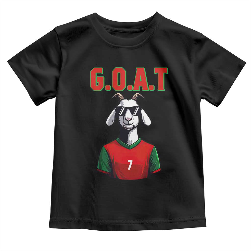 Siuuuu Goat Soccer Celebration Toddler T Shirt Gift For Fans